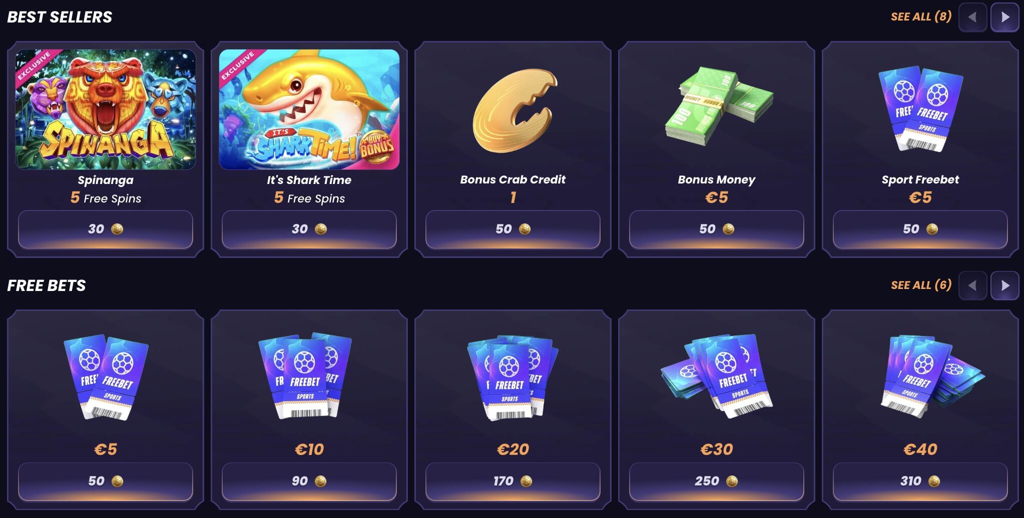 bonuscrab funbet dekstop